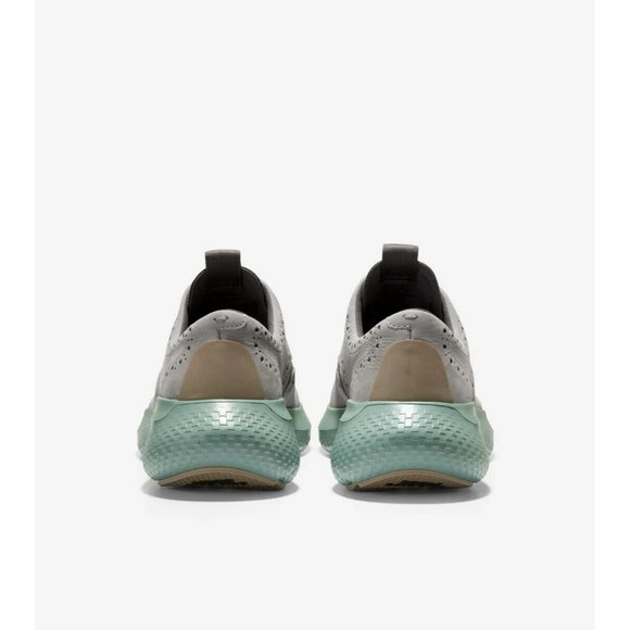 Cole Haan ZeroGrand Changepace Wingtip Sneaker Sleet Grey Green C36464 Men - Picture 4 of 6